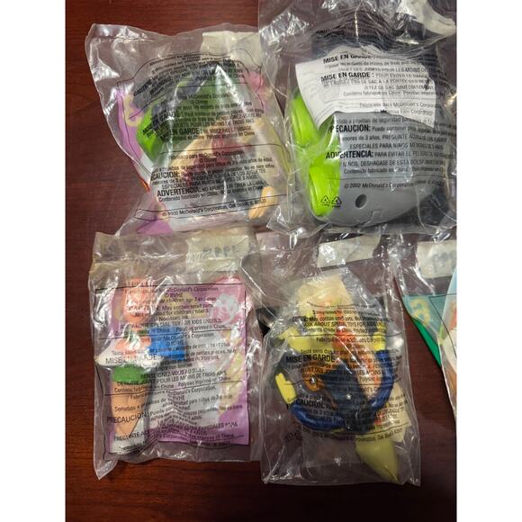 Lot of 7 Vintage McDonalds Happy Meal Toys All Unopened & New - Picture 5 of 7
